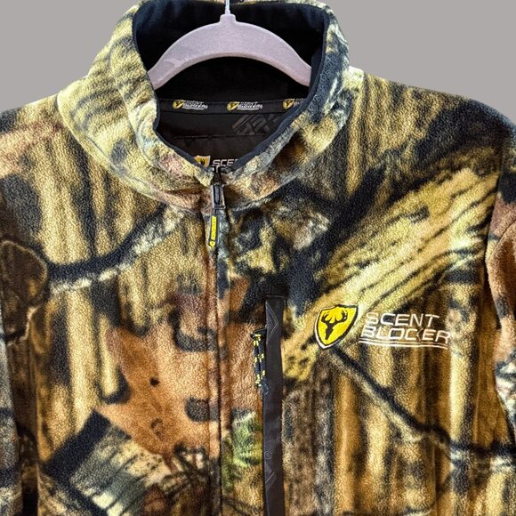 Scent Blocker Dreamseason Protect Fleece Jacket Mossy Oak Size M Men - Picture 2 of 7